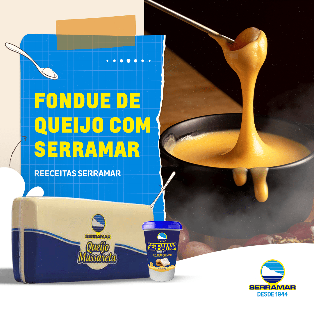 FONDUE DE QUEIJO COM SERRAMAR