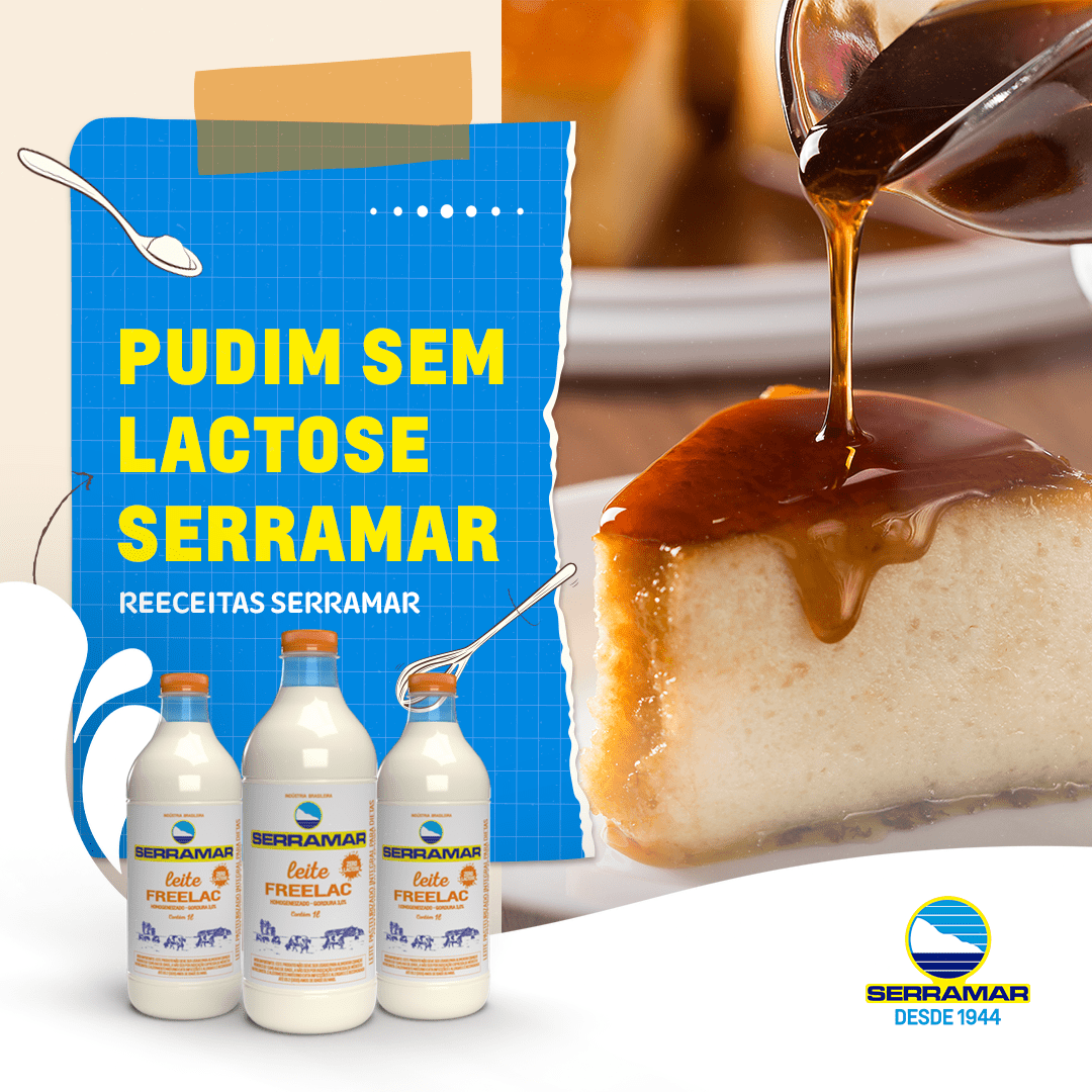 PUDIM SEM LACTOSE SERRAMAR